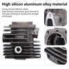 45mm Cylinder Head Kit Piston Ring Pin Fastener Chainsaw Accessories