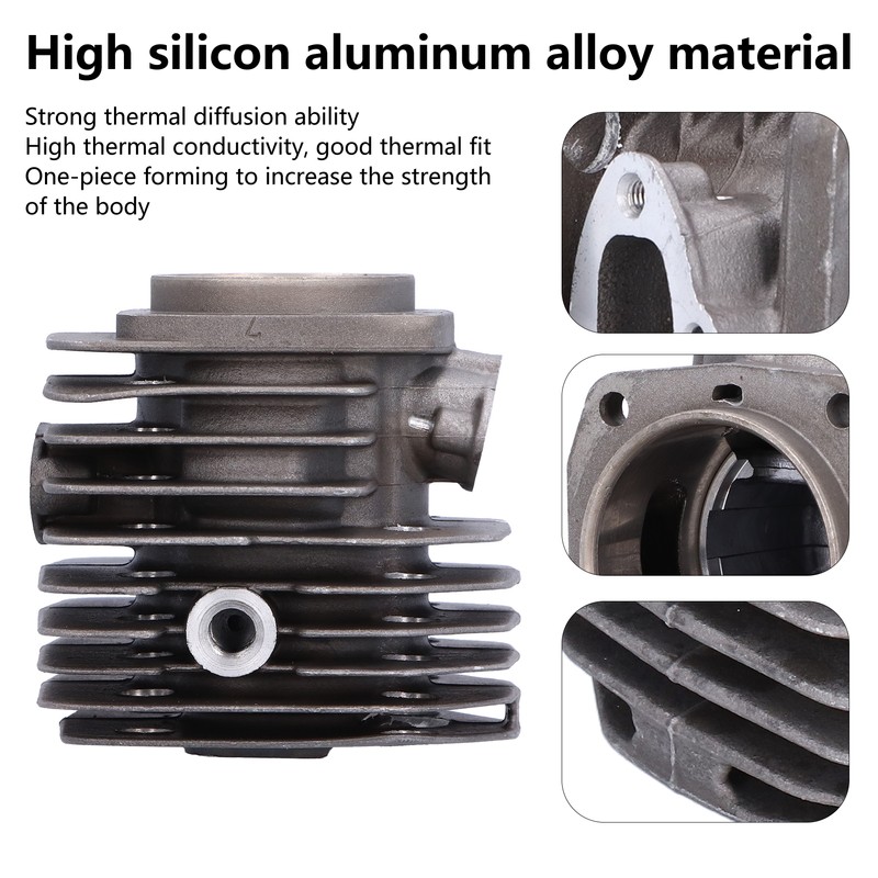 45mm Cylinder Head Kit Piston Ring Pin Fastener Chainsaw Accessories