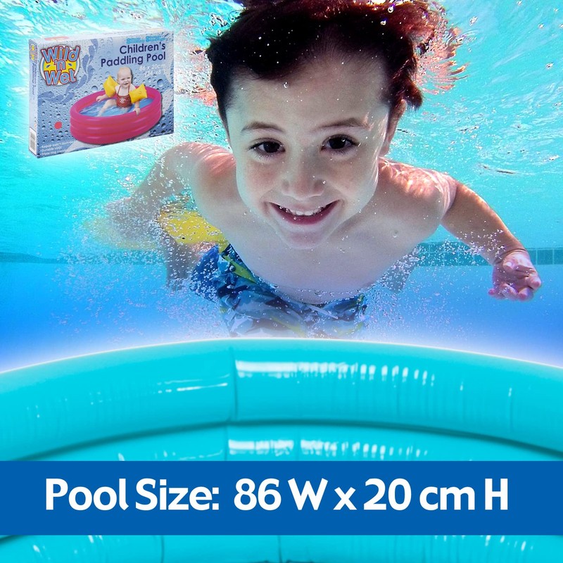 VFM - Children's Blue Paddling Pool 86 x 20cm