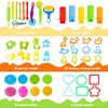 LCY WEDSHI Playdough Tool Set, 49 Pcs Play Dough Tools