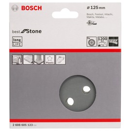 BOSCH (Bosch) sanding paper 125mmƒÓ # 1200 (5 pieces) [2,608,605,123]