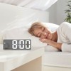 Criacr LED Digital Alarm Clock with Large Numbers Display, Portable