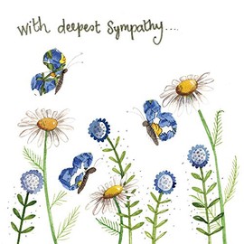 Alex Clark Sympathy Daisies Card