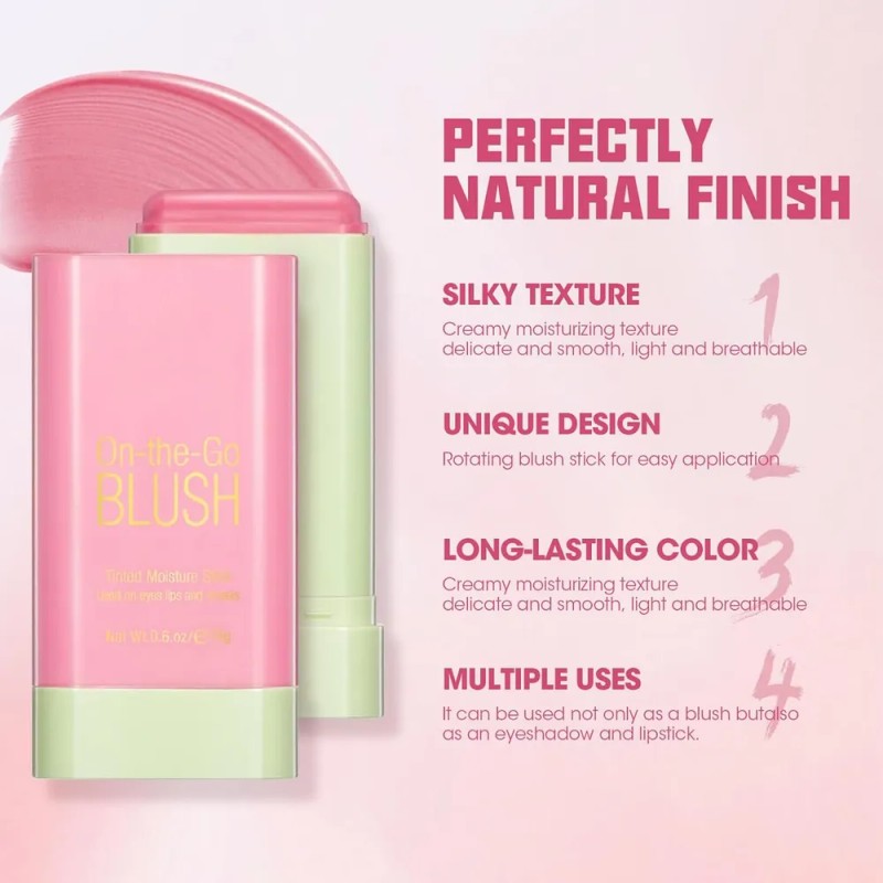 2pz Rubo Barra Hidratante Crema Natural Colorete Larga Durac Tono