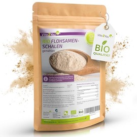Vita2You Organic Psyllium Husks Ground 99% Purity - 1 kg - Indian Psyllium Husk Flour - Ideal for Baking - 1000 g