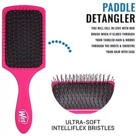 Wet Brush Brocha Húmeda Wet Brush Pro Paddle Punchy Pink, 0.3 Libras