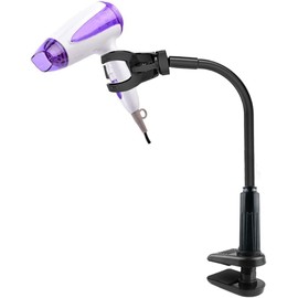 Hundehaartrockner Stand, Haustier Grooming Tisch Haartrockner Halter, Handsfree Föhn Halter, 360 Grad drehbarer fauler Haartrockner Ständer mit verstellbarer Klemmhalterung für Hundekatze Grooming