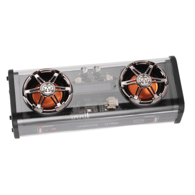 Transparent Bluetooth Speaker 2x5W Subwoofer Portable Wireless Bluetooth 5.3 Speakers