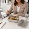 Stainless Steel Bento Box 29oz (850ml) - 2 Pack Leak