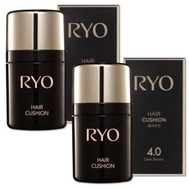 Ryo hair cushion dark brown 4.0 7g 2pcs / 려 헤어쿠션 짙은갈색4.0 7g 2개