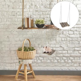 BESPORTBLE Creative Wooden Reptile Hammock Climbing for Lizards Snakes and Bearded Dragons Encourages Exercise Easy to Install for Active Reptiles