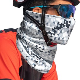 Cooling face multi scarf pattern type neck warmer neck sleeve neck warmer scarf mountain climbing neck warmer neck sleeve summer neck warmer golf bicycle diamond white 2ea