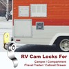 Naissian RV Locks for Storage Door 5/8 inch, Camper Storage
