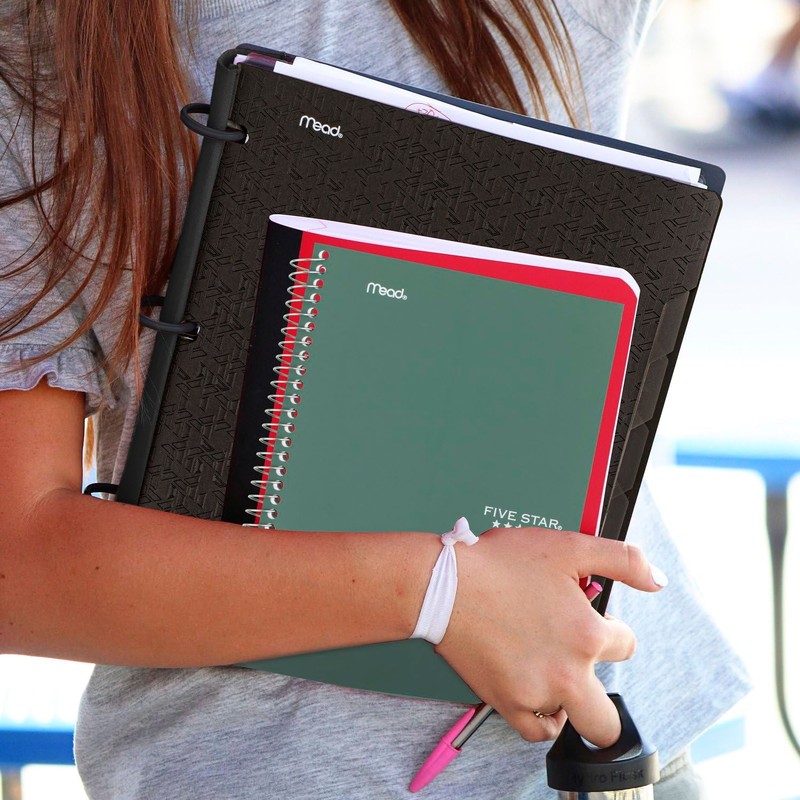 Five Star Spiral Notebook, 2 Subject, College Ruled, 9 1/2"