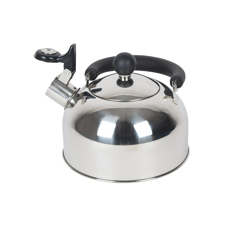 Bo-Camp Camping Wasserkocher Trend 1 Flötenkessel Teekessel Edelstahl 1,2 L