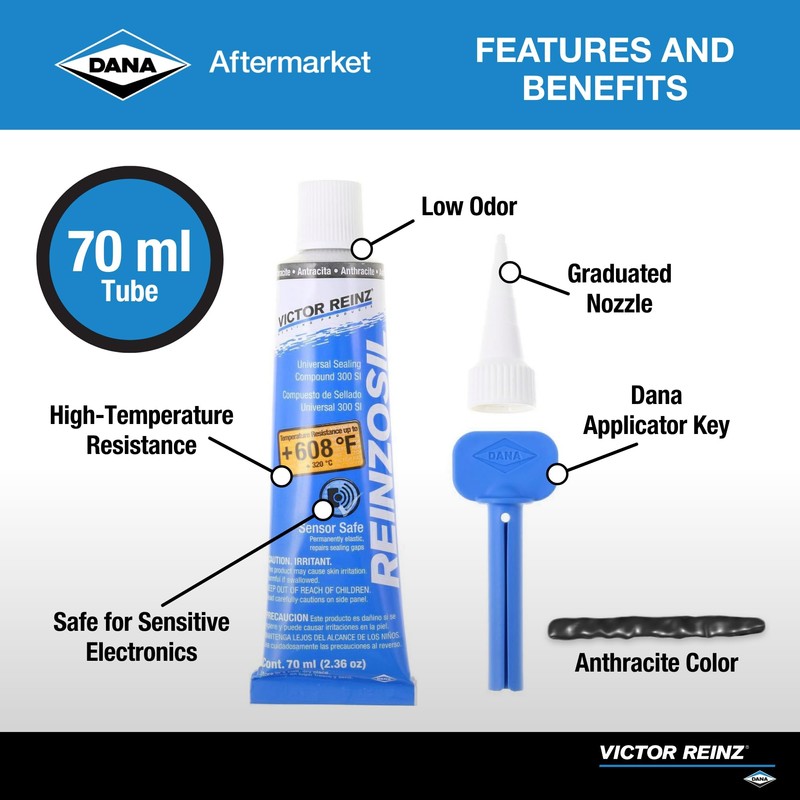 Victor Reinz 70-31414-10 Reinzosil RTV Silicone - 70 ml Tube