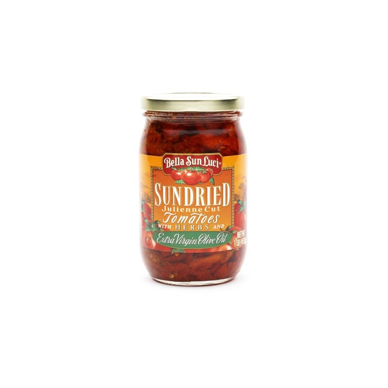 16 oz Bella Sun Luci Sun Dried Tomatoes Julienne Cut