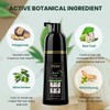 DEXE Black Hair Shampoo 400ML Instant Hair Blackening Hair Dye
