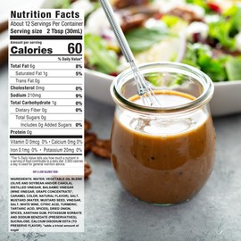 G Hughes Balsamic Vinaigrette Salad Dressing, Sugar Free, Gluten Free, 12 Fluid Ounces (Pack Of 6)