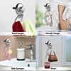 ACCURATE No- Drillings Suction Cup Towel Utensils Hanger Holder- Stainless