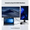Mini DisplayPort to Dual HDMI Adapter 4K@60Hz, MDP 1.2 to