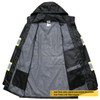 JKSafety Hi-Vis Reflective Safety Rain Jacket for Men Women Waterproof