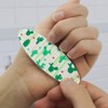 Cute Cactus with Flowers Pattern Double-Sided Oval Nail File Emery