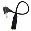 AKNPMHT 6.35MM Mono Standard Plug Female to 3.5mm Stereo Mini