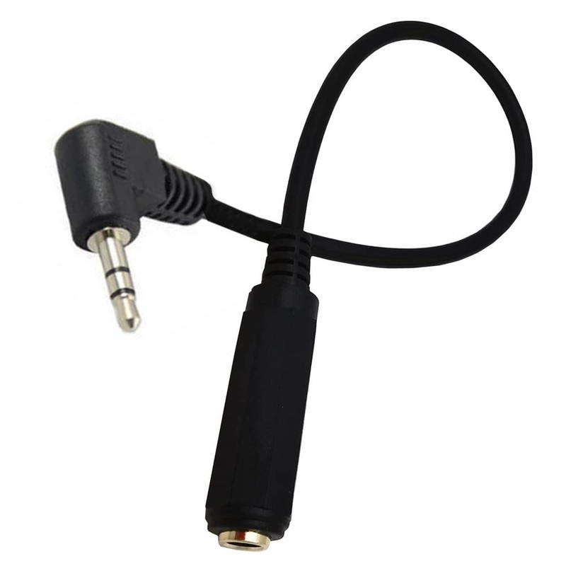 AKNPMHT 6.35MM Mono Standard Plug Female to 3.5mm Stereo Mini