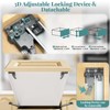 18 Inch Soft Close Undermount Drawer Slides 1 Pair,5D Adjustable