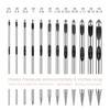 Tunisian Crochet Hooks Set Aluminum Metal Interchangeable Crochet Hook with