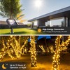 Electight 2 Pack Solar String Lights Outdoor, 100 LEDs 33FT