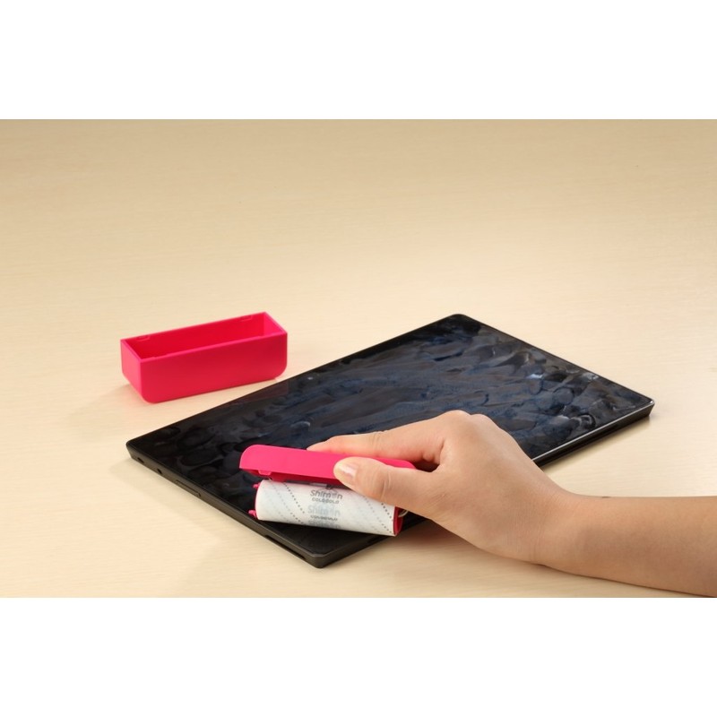 ニトムズ 指紋コロコロ タッチパネルクリーナー ピンク C5003