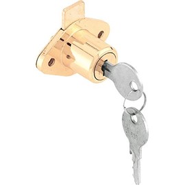 NATIONAL/SPECTRUM BRANDS HHI CCEP 9947KA 7/8" Brass Plated Drawer/Cabinet Lock
