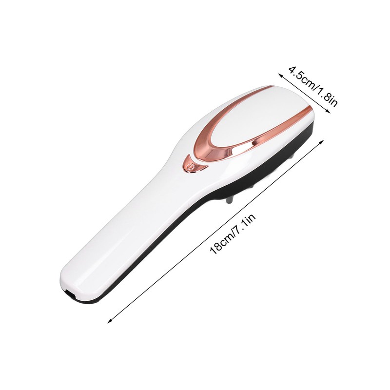 Electric Light Therapy Massage Comb Red Blue Light Vibrate Phototherapy