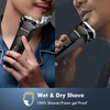 Electric Razor for Men, Rechargeable Electric Shaver with Pop-up Trimmer