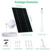 4W Solar Panel for Security Cameras, USB-C and USB, 3