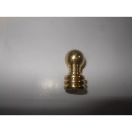 New Distinctive Polished Brass Pawn Chess Piece Lamp Finials