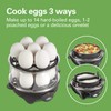 Hamilton Beach 3-in-1 Electric Egg Cooker for Hard Boiled Eggs,