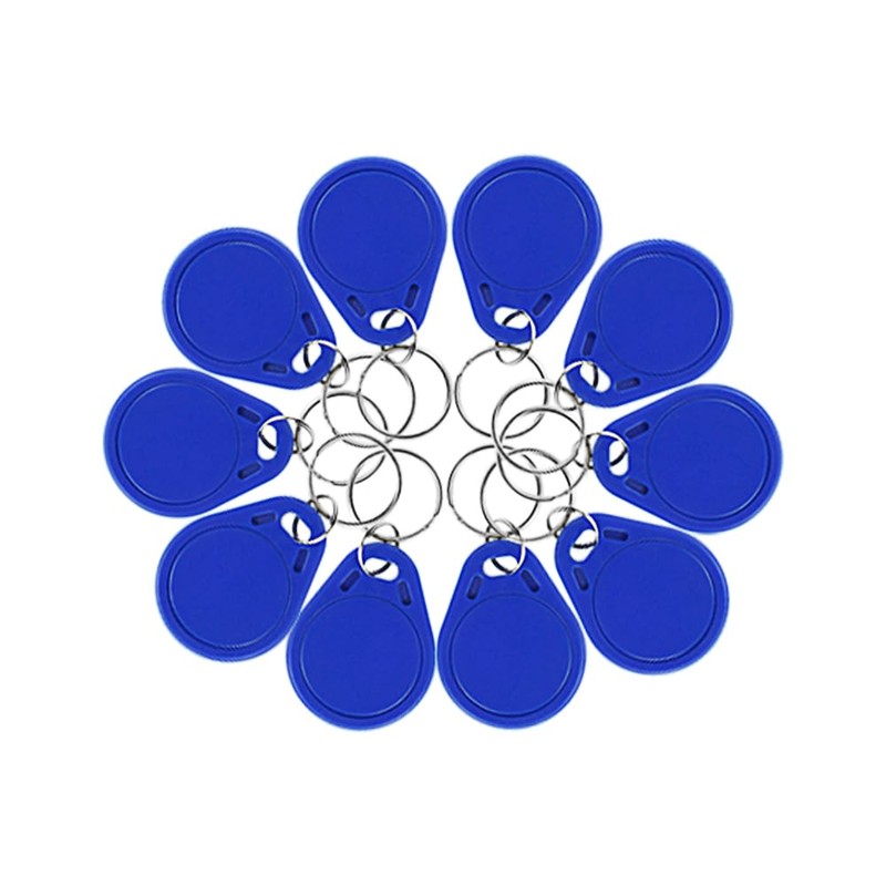 ReaIOKbii Blue Waterproof ABS 13.56MH2 IS014443A M1 Classic NFC RFID