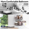 YASONIC Shower Caddy Corner, 3-Pack Adhesive Rustproof Stainless Steel Shower