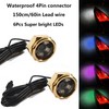 UWDESY 2PC RGB 1/2'' NPT Underwater Boat Drain Plug Light