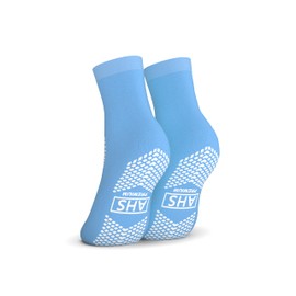 AMERICAN HOSPITAL SUPPLY AMERICAN HOSPITAL SUPPLY Anti-Slip Socks | Ice Blue Grip Socks | XX-Large | 1 Pair