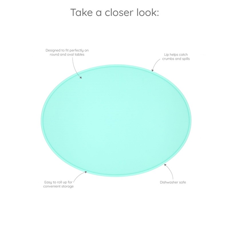 321 Grow • Sit with Me Placemat Set • Silicone