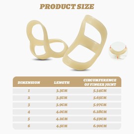 KOLZEMV 16 Pieces Oval Finger Splints & Sleeves Kit, Finger Guard, 6 Pieces Graduated Oval Trigger Finger Splints and 10 Pieces Finger Sleeves for Trigger, Arthritis and Straightening - Size