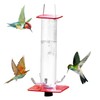 Tube Hummingbird Feeder Hanging Wild Bird Feeder for Outdoor Yard