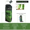 ComfortTrim Green Carbon Fiber Print Leg Guards - Ultimate Protection,