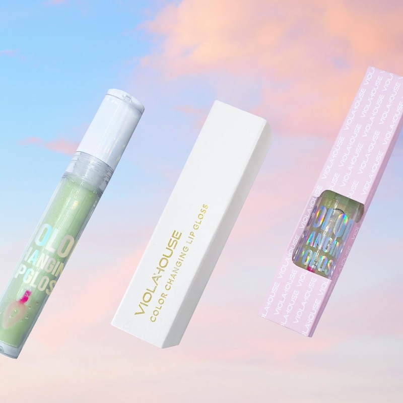 VIOLA HOUSE Colour Changing Lip Gloss, PH Lip Tinted, High