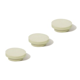 Soil Diatomaceous Earth Aroma Pot Plate, Green, Set of 3