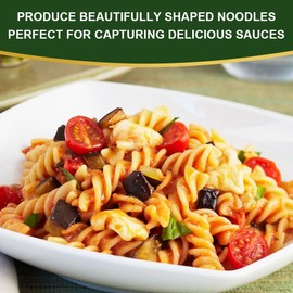 Fusilli Bucati Pasta Maker Attachments, Pasta Maker Matrices Pastadisc Avance Die for Homemade Pasta, Compatible with Pasta Machine Series 7000 Phileps Pasta Maker Attachments Die Accessories